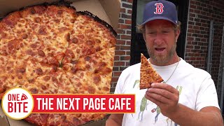 Barstool Pizza Review  The Next Page Cafe Weymouth MA [upl. by Nedrob]