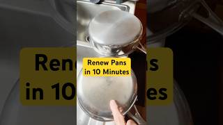 Renew Pots and Pans in 10 minutes with Bar Keepers Friend tips home [upl. by Hannis899]