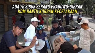 DI SAAT SIBUK SERANG PRABOWOGIBRAN  KDM HENTIKAN PERJALANAN BANTU K0RB4N KEC3LAKA4N [upl. by Aihtniroc]