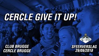 Club Brugge  Cercle Brugge sfeerverslag 29092018  Cercle give it up [upl. by Adnol]