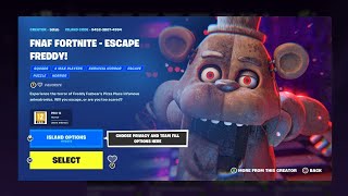 FNAF FORTNITE ESCAPE FREDDY FORTNITE How To Complete FNAF Fortnite Escape Freddy [upl. by Elleinet]