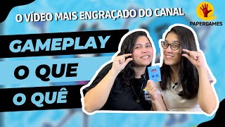 O QUE O QUÊ  Gameplay  PaperGamesEd [upl. by Lifton]