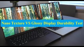 Nano Texture VS Glossy Display Durability Test  Apple M4 Macbook Pro 2024 [upl. by Josy]