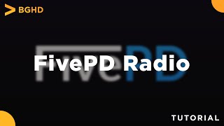 FivePD Police Radio Addon Plugin  Install Tutorial [upl. by Andros]