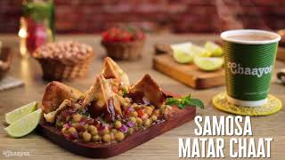 Chaayos Samosa Chaat Digital TVC  Indian Food Advertisements amp Commercials [upl. by Alaecim]