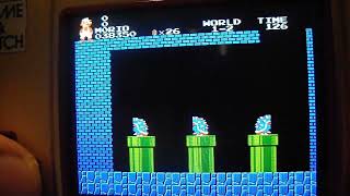 SMB Headless King Koopas Glitch on Super Mario Bros Game amp Watch [upl. by Lemrahc]