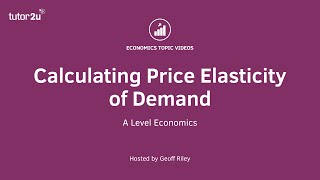 Calculating Price Elasticity of Demand [upl. by Aliek]