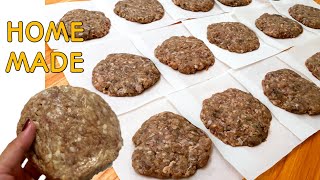 MAS MALAPAD PA TOH SA NOO MOH BURGER PATTIES HOME MADE RECIPE [upl. by Alaet983]