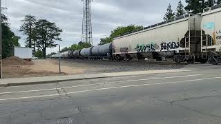 Rail fanning on my way to work in my home town Gridley Ca [upl. by Lavinie]