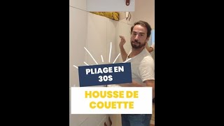 Comment plier sa housse de couette facilement [upl. by Shaffer]