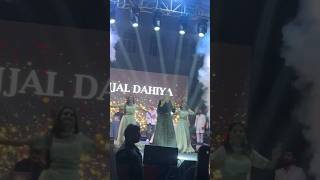 Pranjal Dahiya performance shorts viralshorts freshers punjabisong [upl. by Halivah]