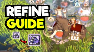 ⚒️ DOUBLE YOUR SILVER BY REFINE ⚒️  REFINE GUIDE  ALBION ONLINE [upl. by Yelkcub]