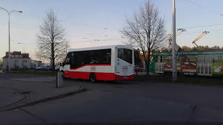 MHD Brno Jízda Autobusem Iveco Stratos LF 38 D 7508 na lince 6880 [upl. by Skerl26]