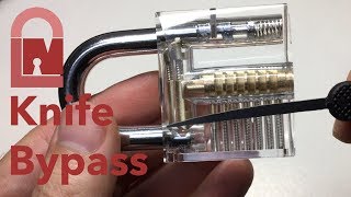 296 Double Locking Padlock Knife Bypass Explained [upl. by Emlynne997]