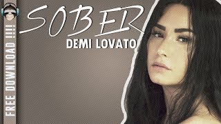 SOBER demilovato  FREE INSTRUMENTAL  KARAOKE  Lyrics [upl. by Akinod658]