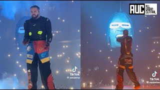 Drake Has Fake Shootout With Giant Travis Scott Puppet During Show FANS GO WILD [upl. by Ateiluj]