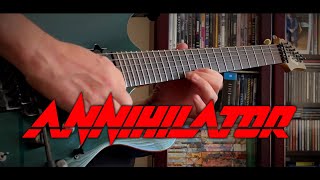 Annihilator  Stonewall Full Song Guitar Cover [upl. by Primo403]