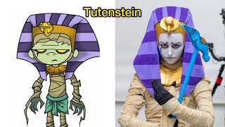 Tutenstein Characters In Real Life [upl. by Netfa257]