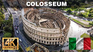 🇮🇹 Rome Colosseum by drone 4K 60fps UHD [upl. by Zel]