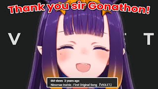 Inas Violet finally reached 6 million views thanks to the Gonathon Tragedy [upl. by Eduino]