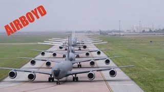 Tanker Large Formation Exercise • Altus Air Force Base [upl. by Akamaozu]