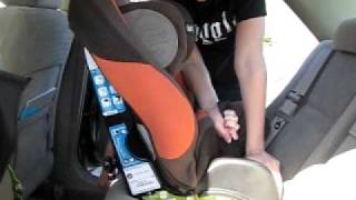 Installing a Rear Facing Car Seat with LATCH [upl. by Aicenaj]