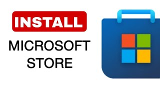 How To Install Microsoft Store In Windows 10 LATEST METHOD [upl. by Ylehsa986]