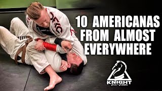 10 Americanas for Almost Everywhere  JiuJitsu Submission Essentials [upl. by Tamar]