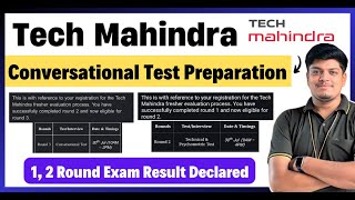 🔥Tech Mahindra Conversational Test 2024  Tech Mahindra Conversational Round  How to Prepare [upl. by Neda195]