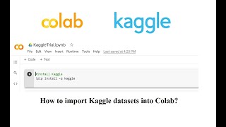 How to Import use Kaggle datasets in Google Colab [upl. by Wurster]