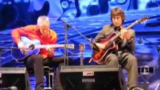 Frank Vignola and Tommy Emmanuel  Jam Blues [upl. by Ayotel]