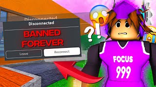 I Got PERMANENTLY BANNED in MM2 😭💔 Murder Mystery 2 Funny Moments [upl. by Ellary567]