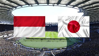 2026 World Cup Qualifiers Indonesia vs Japan  MAARTEN PAES PES Gameplay [upl. by Aramak]