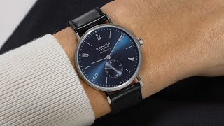 Unboxing NOMOS Glashütte  TANGENTE NEOMATIK BLUE GOLD  Watch  Uhr [upl. by Marybeth255]