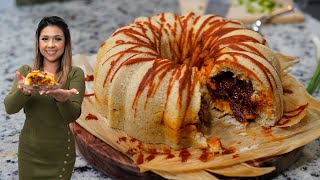 Love TAMALES but Dislike The Process of Making Them Then You NEED to Try This ROSCA DE TAMAL [upl. by Maurey]