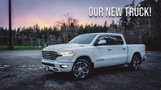 Meet our new 2020 Ram 1500 Laramie Longhorn EcoDiesel [upl. by Nnaynaffit]