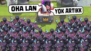 1000 GECE CADISI VS 1 CELLAT EKRAN DONDU  CLASH ROYALE [upl. by Nawk]