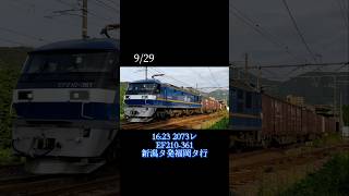 【少し短い2073レ】LEDの釜が引っぱる貨物列車桃太郎2073レ 鉄道 [upl. by Danit]