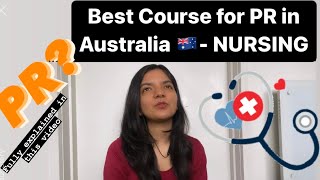 Nursing in AustraliaComplete course detail explained Best course for PR Aarzoo Gaur [upl. by Ahsieyn]