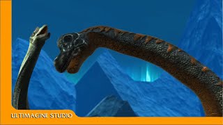 Brachiosaurus vs Sauroposiden [upl. by Ednihek313]