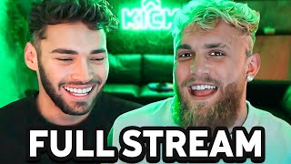 Adin Ross X Jake Paul Full Stream [upl. by Nerak]