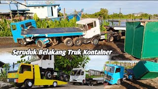 Truk trailer Seruduk Belakang Kontainer Hari ini Di Evakuasi [upl. by Eidok]