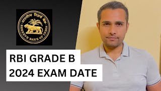 RBI Grade B Exam date 2024 UPDATE [upl. by Britt948]