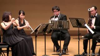 ライヒャ・木管五重奏曲 ホ短調 作品881 2楽章Reicha Woodwind Quintet e moll Op881 2nd movement by Amusequintet [upl. by Adnylem277]