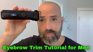 Eyebrow Trim Tutorial for men [upl. by Aicia130]