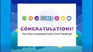 Completed Level 1 Finished Lexia Core5 Reading [upl. by Sidnak947]