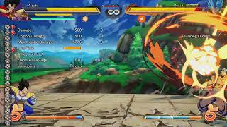 Base Vegeta Ki Blast Change DBFZ 138 [upl. by Pfaff250]