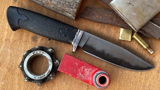 Making a Nice Knife from Trash materials only [upl. by Enelime]