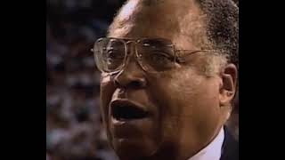 JAMES EARL JONES Sings NATIONAL ANTHEM 1993 MLB All Star Game [upl. by Golliner]