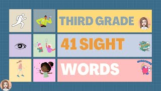 3rd Grade Sight Words [upl. by Lashoh]